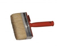 Кисть ракля Bohrer Стандарт  40 x140 мм (натур. щетина 51 мм) оранж. пластиковая рукоятка (120/6), артикул 81154140