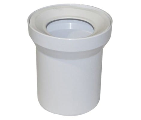 Патрубок д/унитаза 110 SINIKON белое кольцо, артикул 89662