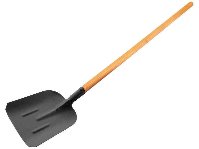 Лопата совковая песочная с ручкой 281*233 мм легированная сталь, артикул 77183*