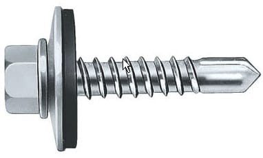 Саморез кровельный 6,3х51, оцинкованный (100ф), артикул SKZ-6,3x51-100