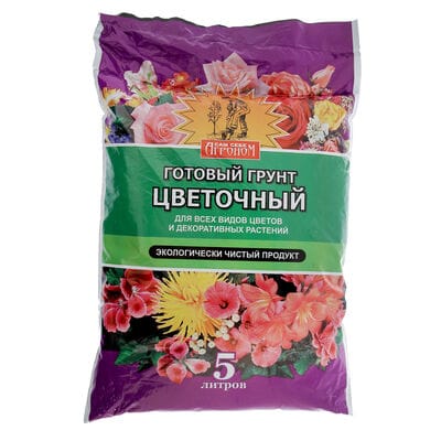 Грунт для цветов Цветочный 5 л (Сам себе агроном), артикул УТ000086662