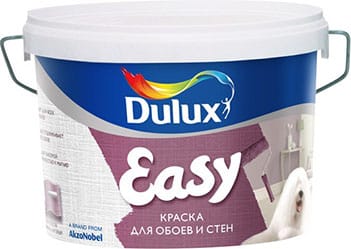 Краска ВД Dulux EASY bs BW для обоев и стен 10л, артикул УТ000014557