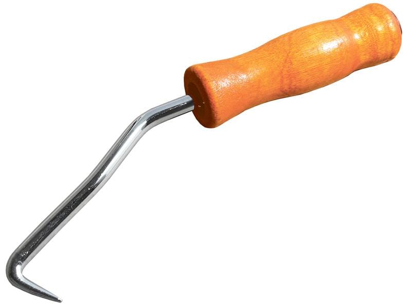 Крюк вязальный 0,75мм х 220мм с деревянной ручкой, артикул 2601020