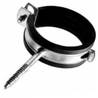 Хомут металлический( с резинкой и дюбелем в инд упаковке) 1/2 (20-25), артикул УТ000058951