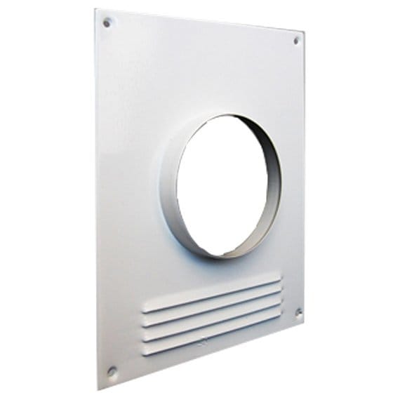 Площадка торцевая пластиковая с решеткой ПТПР 250х180 фланец D100, артикул 100ПТПР