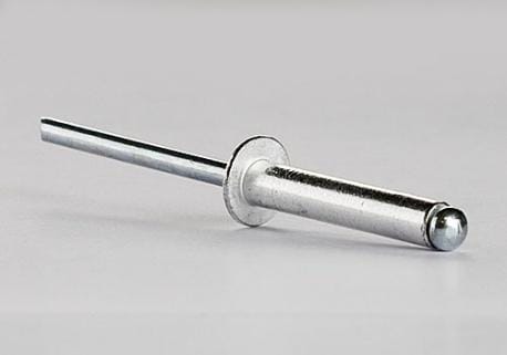 Заклепки 4,0х12 алюминий/сталь, оцинк. DIN 7337 (500ф), артикул ZAK.AL/ST-4х12-500