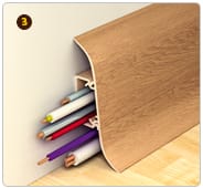 УГОЛ для плинтуса 55мм "Классик" Дуб европейский/наружный 218, артикул УТ000018879