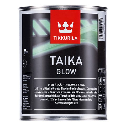 Лак ТИККУРИЛА Тайка Glow светящийся в темноте 0,33л, артикул УТ000094279