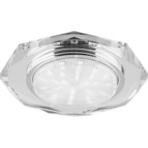 Светильник точечный ДВО-11W GX53 без лампы прозрачный, артикул УТ000093191