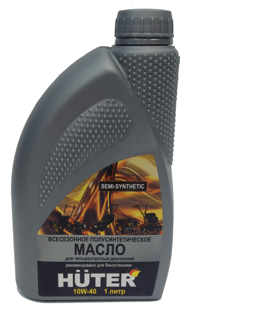Масло полусинтетика для 4-х тактных двигателей 10W-40 1л. Huter, артикул УТ000054178
