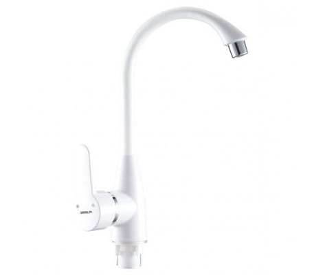 Смеситель PLAMIX Mario-11 White д/кухни гайка, артикул 98872