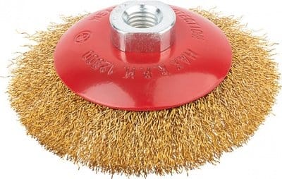 Корщетка-колесо 100мм, гайка М14, артикул 38510*