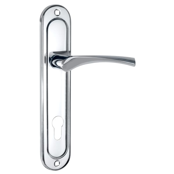 Ручка на планке HANDLE90.CRONA.18-85 (P90 8518 CRONA) СP хром (PUNTO), артикул 41977