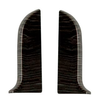 086 Угол для плинтуса  56  Дуб Палёный Торцевая пара Salag, артикул УТ000055294