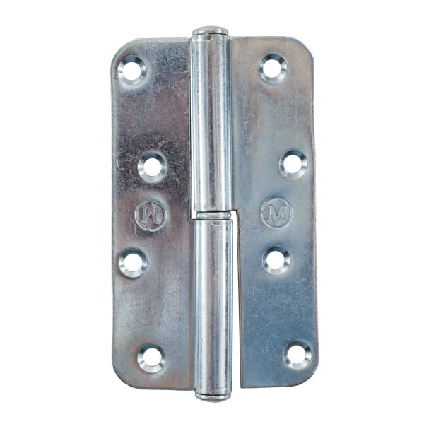 Петля ЛЕВАЯ накладная разъемн 110мм,цинк, артикул 8130233