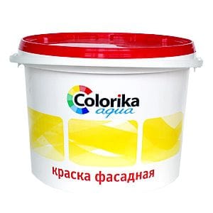 Краска ВД "Colorika Agua" фасадная белая 1кг, артикул УТ000061653