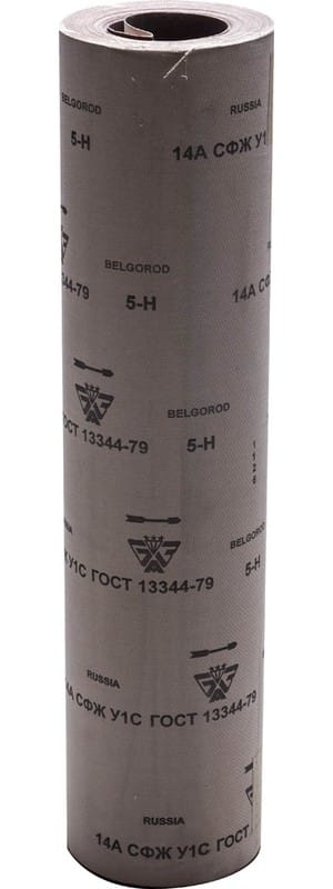 Бумага наждачная на тканевой основе ,водостойкий, 800мм ,14А 5-Н (P220), БАЗ, артикул УТ000093277