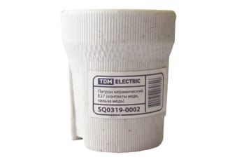 Патрон Е27 керамический, артикул 19430/71601