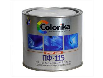 Эмаль ПФ-115 универсальная голубая Colorika  0,8кг, артикул УТ000082327