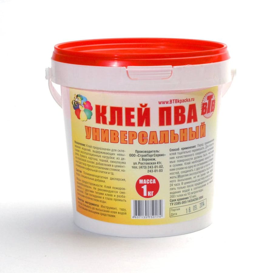 Клей ПВА ВТВ универсальный 10кг, артикул УТ000044484