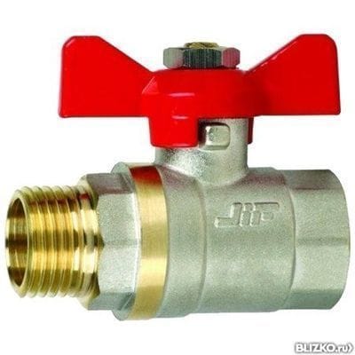 Кран шаровой KOER вн/нар с полусгоном (американка)  1/2 бабочка, артикул УТ000047370