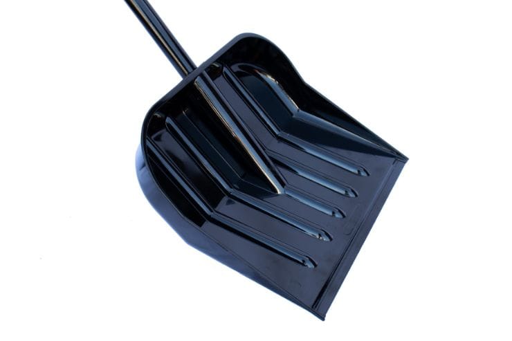 Лопата ЗИМА №7 Скрепер с ал.планкой d-32 с черенком v-ручкой 300*600, артикул ЗИ-00478