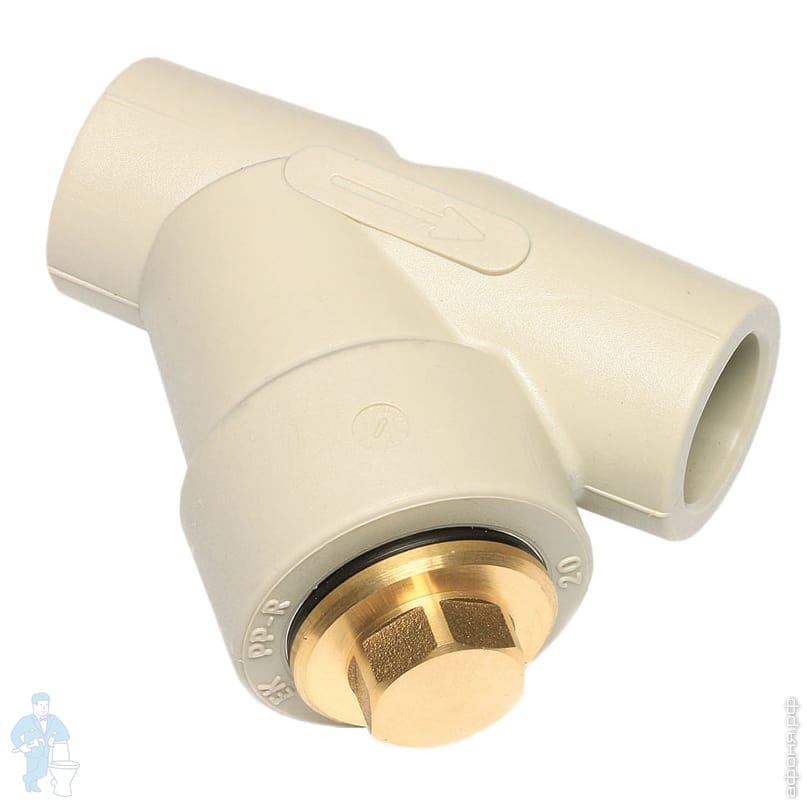 Клапан обратный PPR 20 серый, артикул УТ000080016