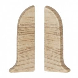 00F Угол для плинтуса  56  Дуб Песочный Торцевая пара Salag, артикул УТ000055295