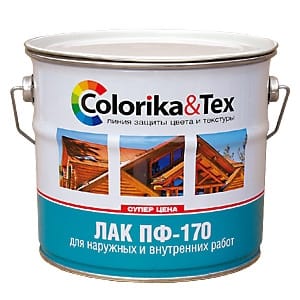 Лак ПФ-170 Colorika&Tex глянцевый 2,7кг, артикул УТ000033753