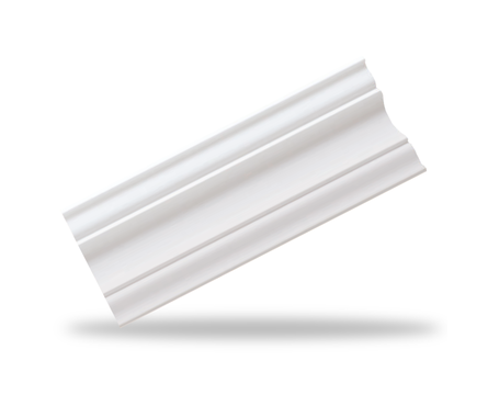 Плинтус потолочный экструдированный С08/80 2м (62), артикул УТ000088906