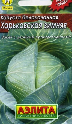 Семена Капуста белокочанная Харьковская Зимняя 0,5 г, артикул УТ000092544