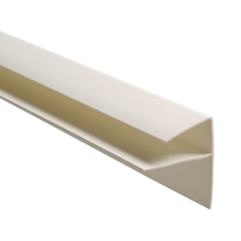 Угол ПВХ F-образный 8-10мм/60мм (3м) Белый, артикул УТ000088892