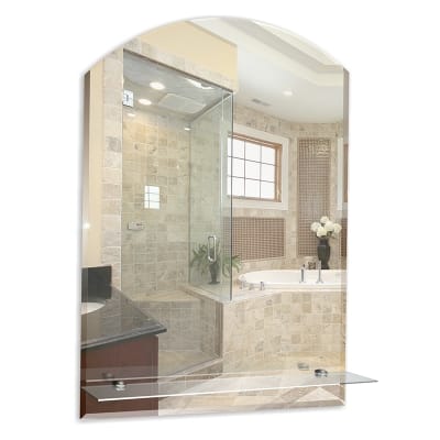 Зеркало MIXLINE "Шанс-люкс" 495х670 с полкой и фацетом, артикул УТ000034967