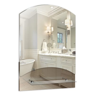 Зеркало MIXLINE "Меркурий" 450х650 с полкой, артикул 525476