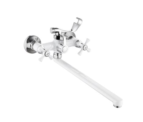 Смеситель MIXXUS OMEGA 140 WHITE д/ванны (35), артикул 27248