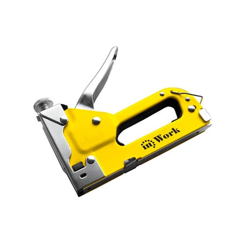 Степлер мебельный Bohrer  4-14 мм усиленный (тип скобы 53) металлический TUV/GS, артикул 44131453