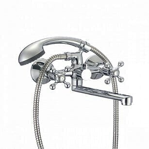 Смеситель для ванны и умывальника 1/2 кер Milardo DUPSB02M02"Duplex" Хром, артикул УТ000091959