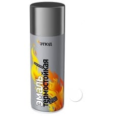 Краска аэрозольная термостойкая Этюд белая 400/520 мл, артикул УТ000061178