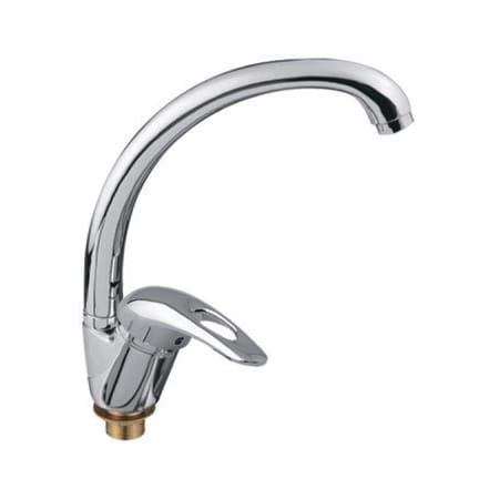 Смеситель для кухни FRAP хром (одноручный, высокий гусак, на гайке) F4102-2, артикул УТ000065208