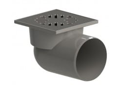 Трап ТП 110 горизональный Нерж 150*150, артикул 81274