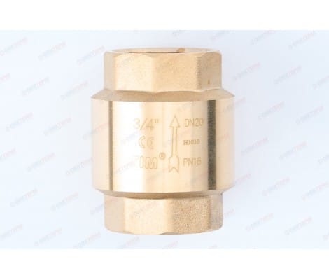 TIM Обратный клапан 3/4 лат.шток, артикул 36774