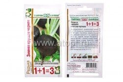 Семена Редька Зимняя круглая черная серия 1+1=3,  2г, артикул УТ000092932