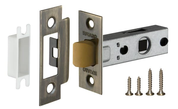 Защелка врезная PLAST P12-45-25-АВ бронза, артикул 33585