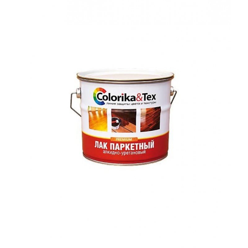 Лак паркетный Colorika&Tex  глянцевый 0,8кг, артикул УТ000044159