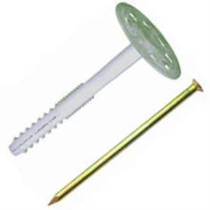 Дюбель для изоляции с металл. гвоздем 10* 90 (пакет 100шт), артикул УТ000042486