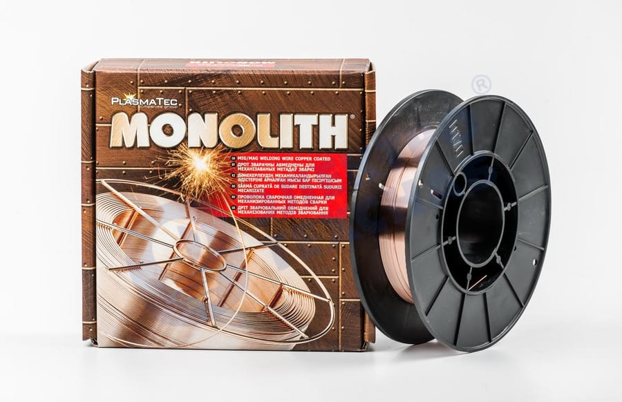 Проволока сварочная омедненная   Св-08Г2С   0,8 мм (4кг)  ТМ Монолит, артикул УТ000089736