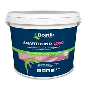 Клей BOSTIK для бытового линолеума SMARTBOND LINO 6кг, артикул 50024468