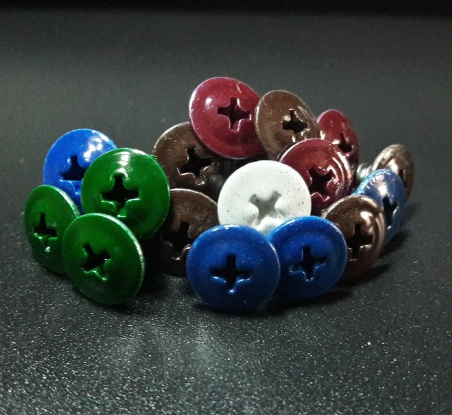 Саморез 4,2х16 (RAL9003) сигнальный белый с пресс-шайбой, сверло (200ф), артикул DGVs-4,2/16-200-RAL9003