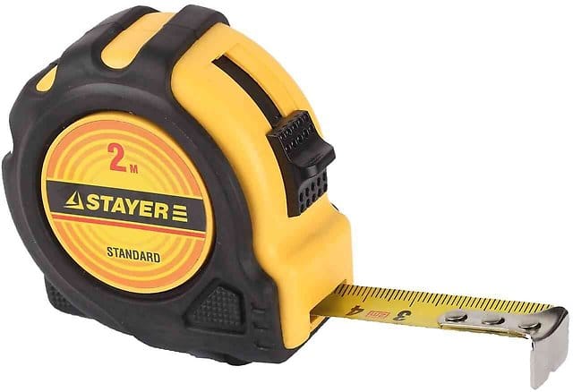 Рулетка 10х25мм STAYER "STANDARD" "TopTape", артикул 34025-10