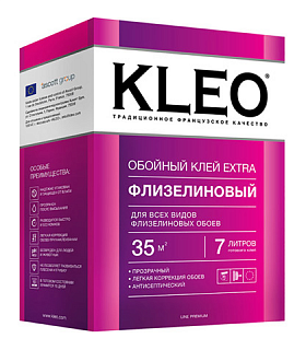 Клей для обоев КЛЕО Экстра 35 Флизелиновый (240гр), артикул УТ000063697